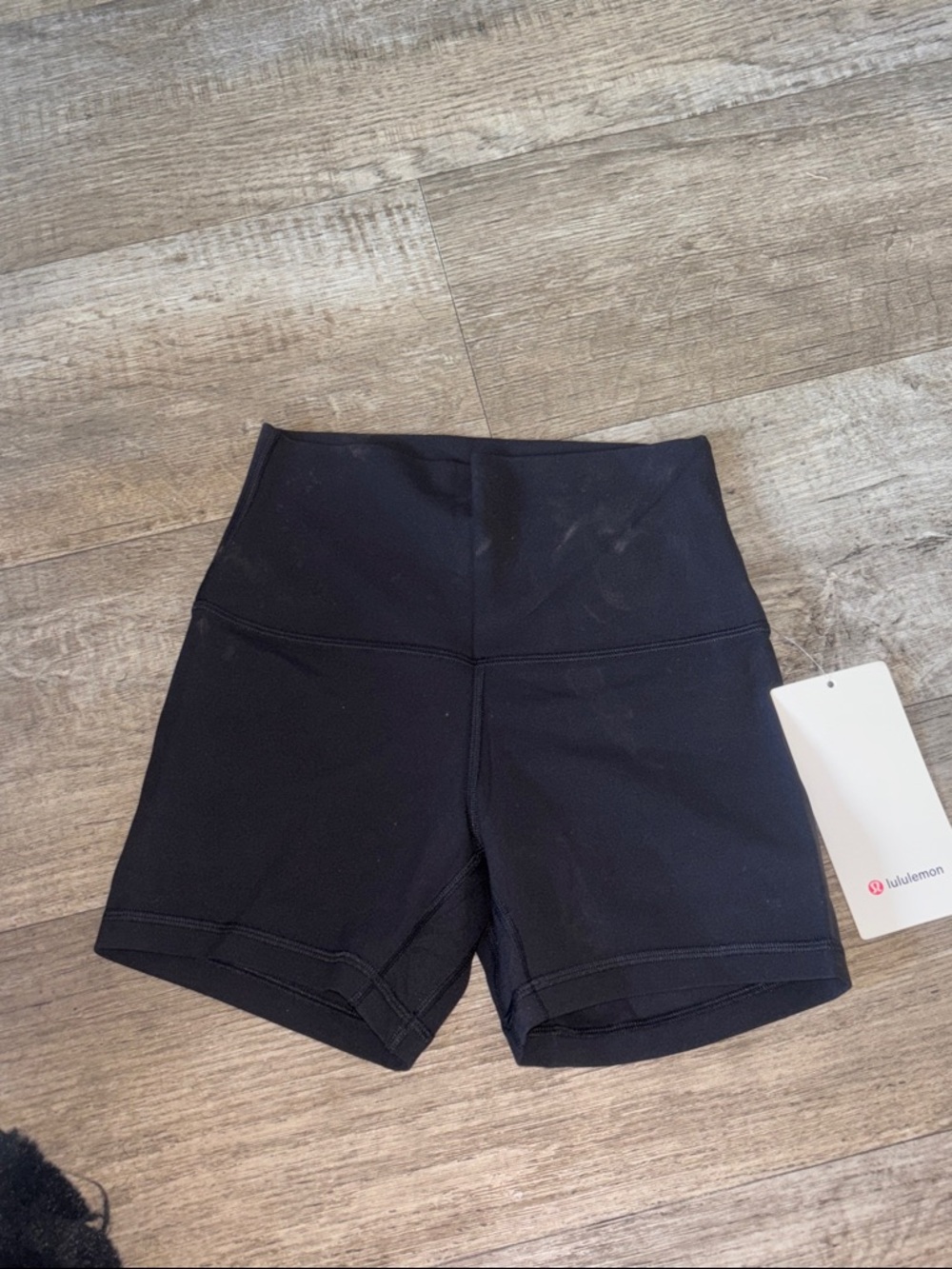 lululemon athletica Black High-Rise Bike Shorts